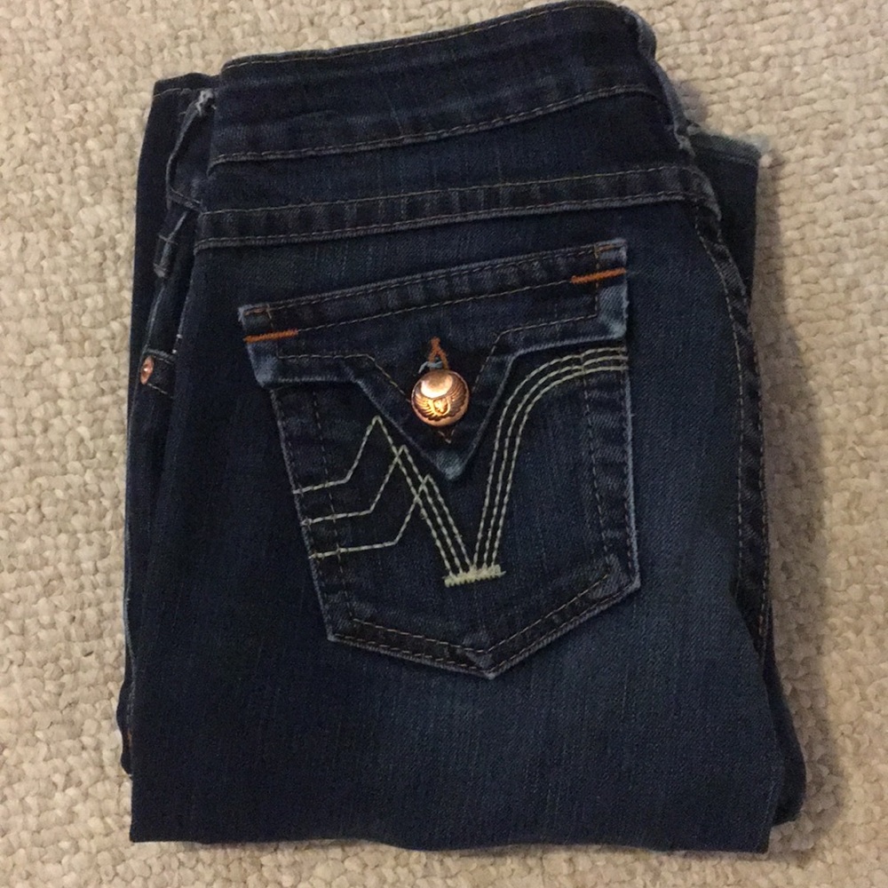 P R V C Y Bootcut dark jeans